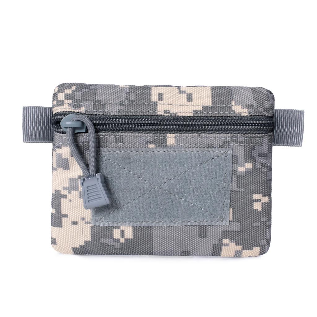 Tactical Pouch Wallet Mini Waist Pack Purses Portable Camping Hiking Hunting Bag Outdoor Zipper Card Key Holder Pocket Monedero