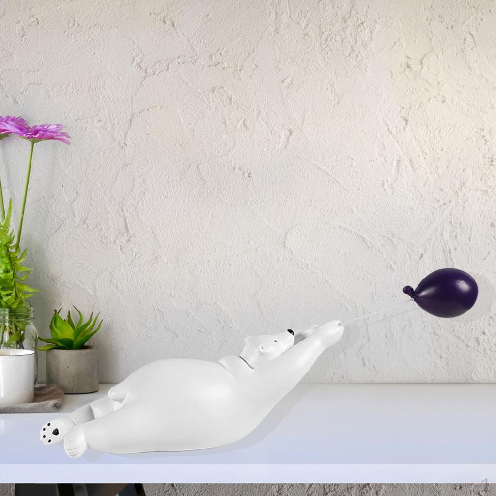 

Figurine Ornament Sculpture Gift With Resin Balloon Style 03