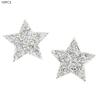 10pcs Rhinestone Star Applique Iron On Clothes Patch for Dress Shoes Bag Hat