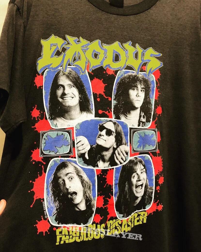 Exodus Fabulous Disaster 1989 Tour shirt QT2350 XL