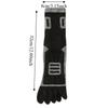 Patchwork Breathable Five Finger Socks Quick Dry Sweat-Absorbent Split-toe Socks Anti-odor Mesh Five Toe Socks Outdoor Sports