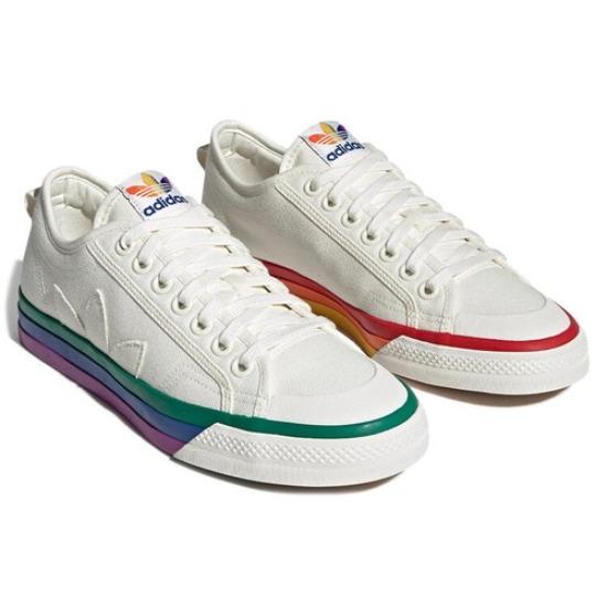 Adidas Ницца Прайд 2019 Мужские EF2319 EU 42 белый