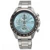 Seiko 15 Sekunden Chronograph Quarz CHRONOGRAPH QUARTZ Uhr Herren SBTR029 Türkis Blau