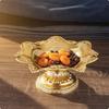 Fruit Bowl with Pedestal Ornate Dish Classic for Altar