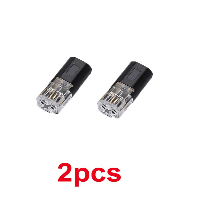 30-1Pcs 2 Pin Wire Connector Waterproof Fast Plug Car Electrical Connectors Wire Cable Automotive Strip Terminal Connection
