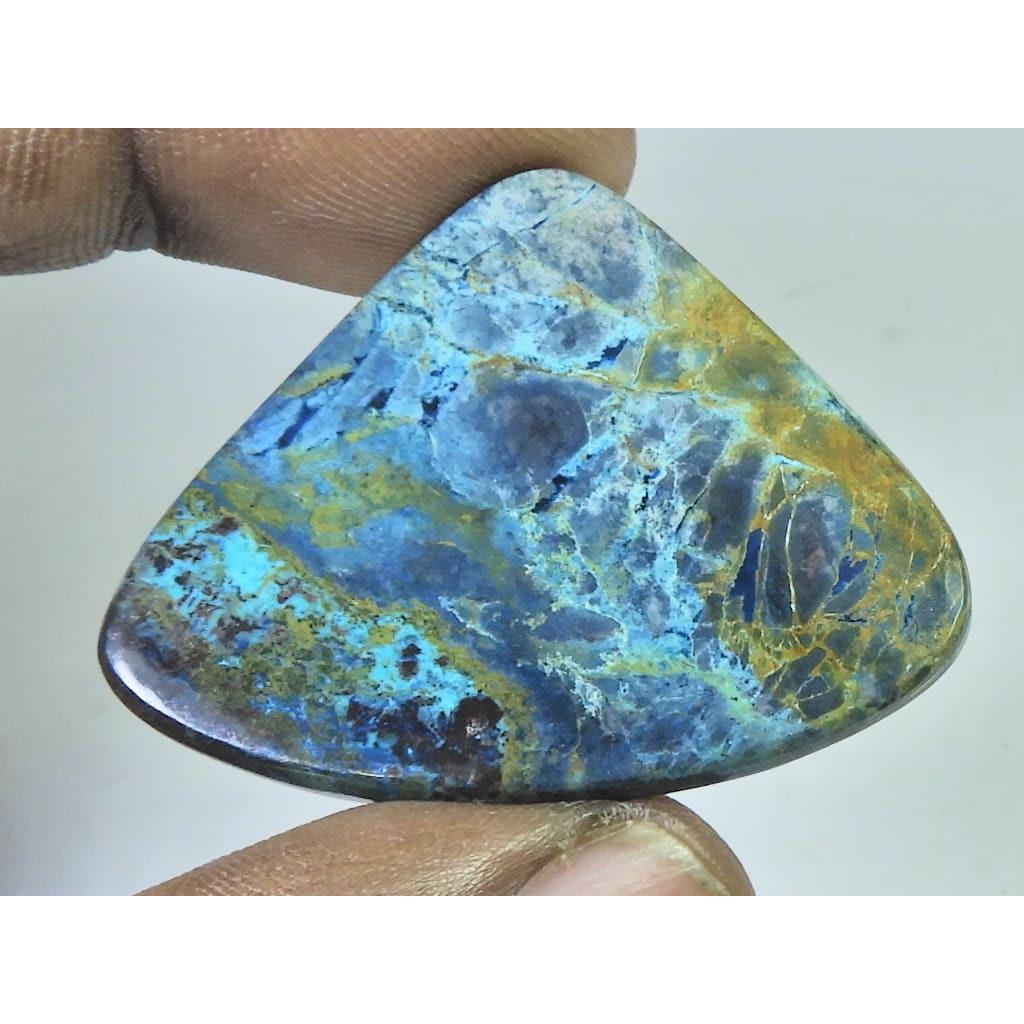 42X33X03 MM Natural Shattuckite Pear Cabochon Loose Designer Gemstone 47Cts. D-290