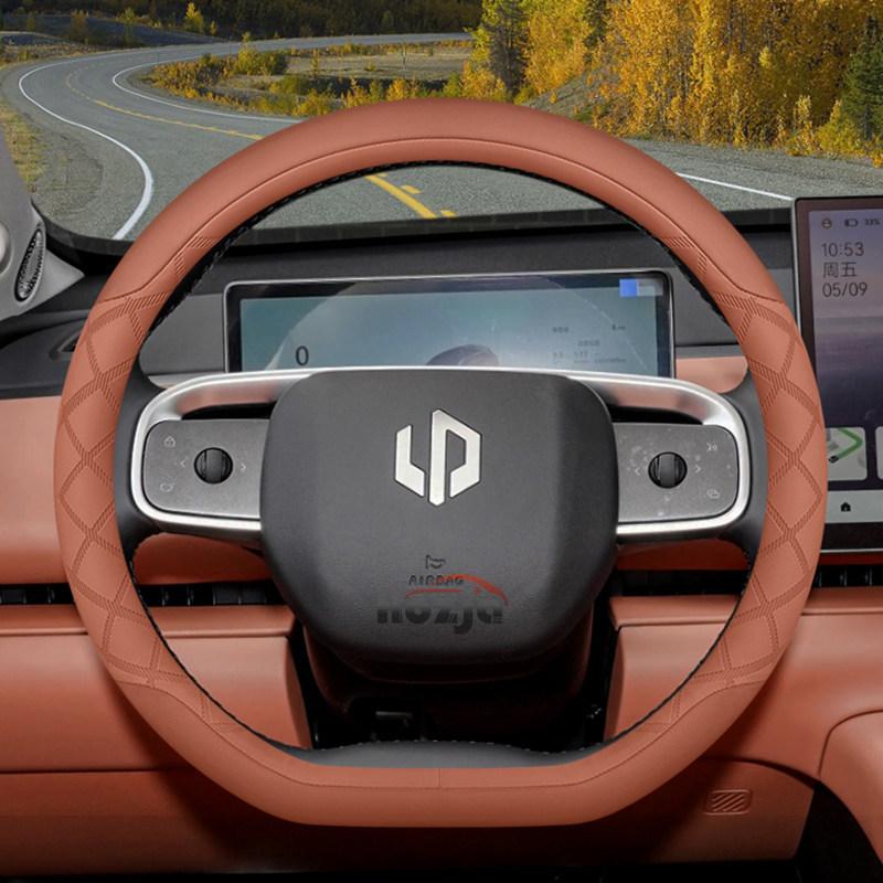 Kožený potah na volant do auta pro Leapmotor T03 B10 C10 2025 2026 Příslušenství
