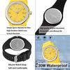 Simple Brand Analog Large Date Gift for High School Students Men's Watch, Design, Silicone, Sports, Waterproof, Stylish, Casual, Name, Quartz,