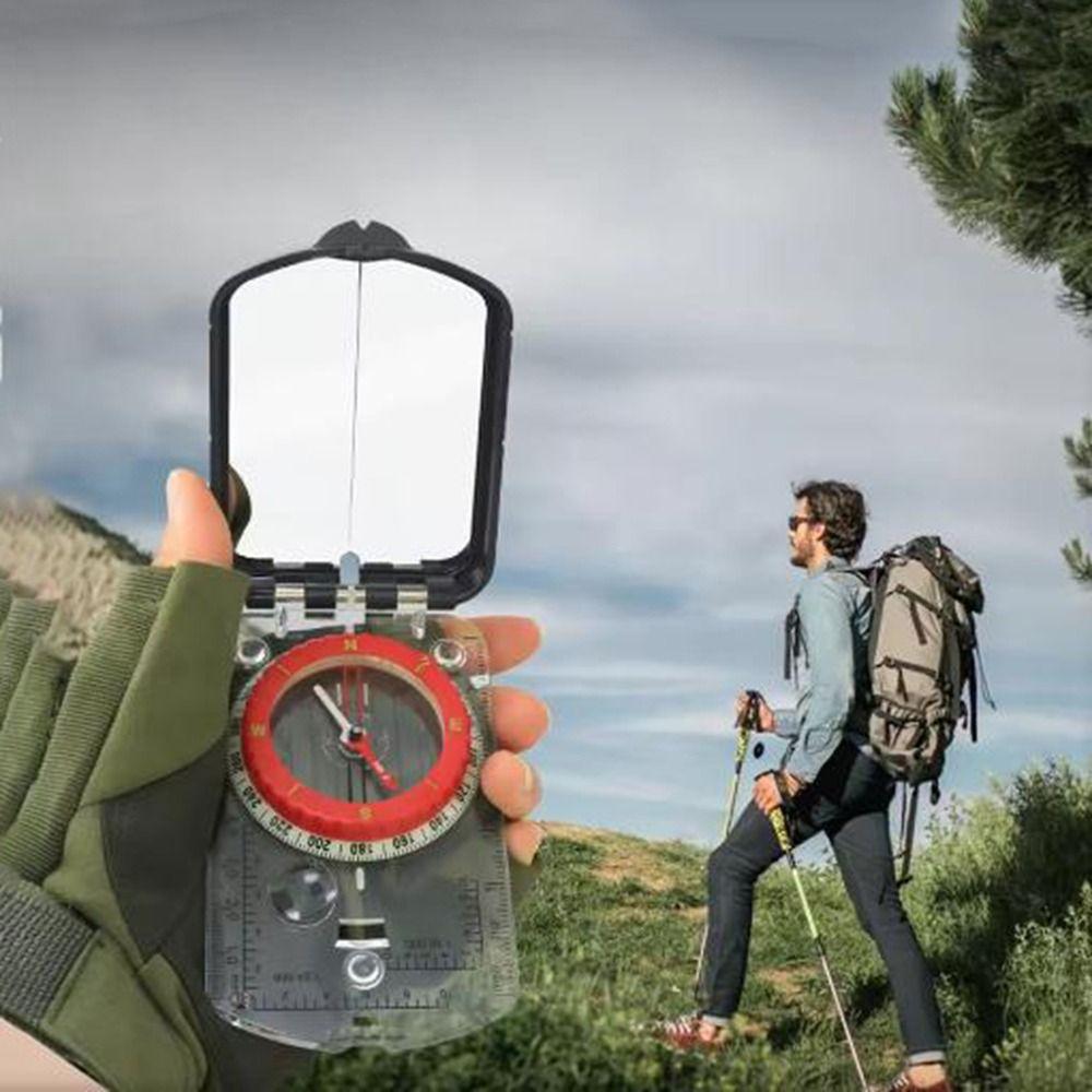 

Luminous Camping Compass Lightweight Fluorescent Ring Compass for Outdoor Adventure Compass