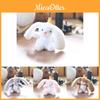Floppy Eared Rabbit Plush Toy Keychain Stuffed Animal Bag Charm Gift For Girls Kids