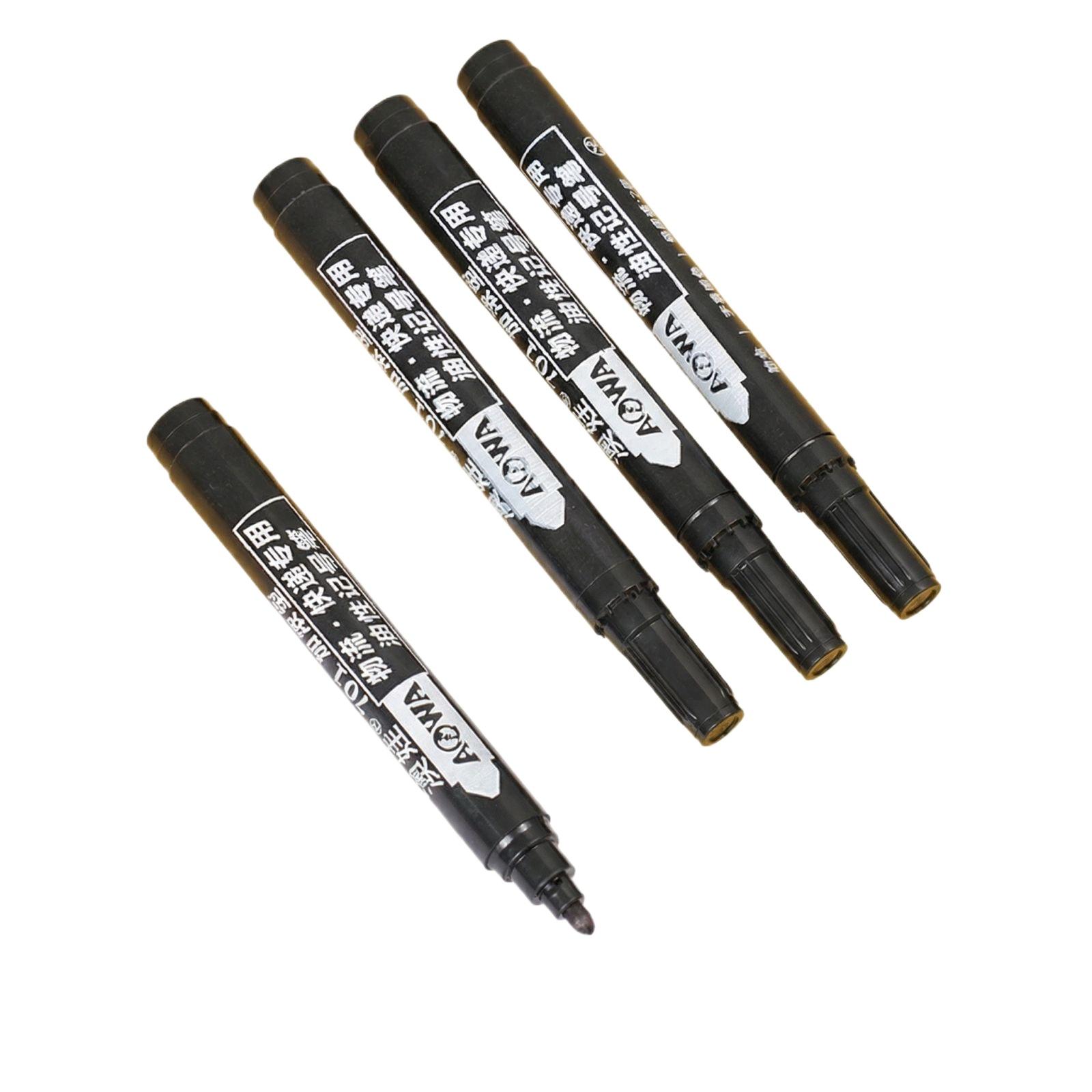 Permanent Pen Oil-Based Refillable Broad Tip for Logistics 1ml one size чёрный