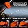 Fishing Rod Holder Fixer Clip Straps Fishing Pole Holder Compact Design Fishing Rod Fixer Wall Mounted Fishing Rod Holder