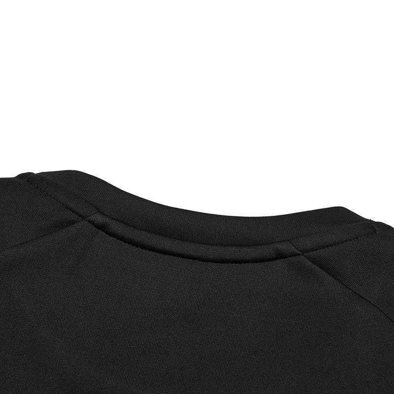 FILA Versatile Casual Knit Pullover Sweatshirt Men sweatshirt Deep-Black A11M511221FBK