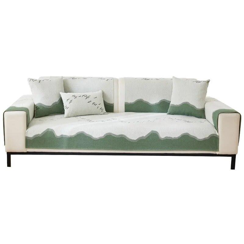 Luxury Sofa Covers Non Slip Sofa Cover L Shape Sofa Chaise Cover Landscape Print Couch Cover Sofa Towel Protectors Home Decor