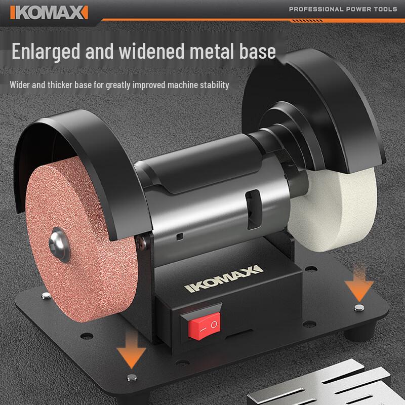 KOMAX Mini Electric Bench Grinder & Knife Sharpener CN Plug (adapter Included)