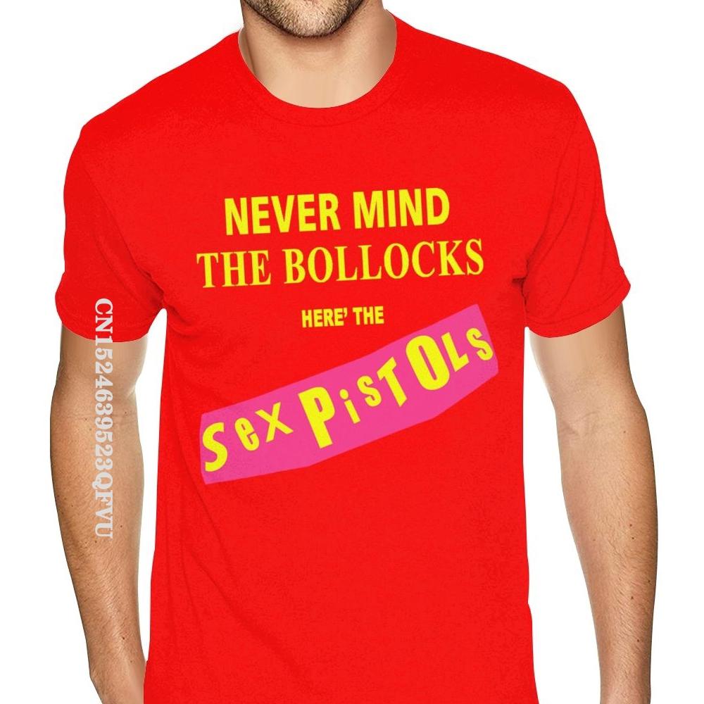 Classic Sex Pistols Never Mind The Bollocks Tee Shirt Men Streetwear Fashion Custom Oversized Anime Tshirt Men