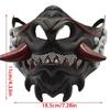 Devil Samurais Mask Half Face Mask Party Mask Halloween Cosplay Mask Masquerade Mask Japanese Mask for Carnivals