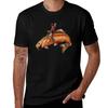 Golden Trout Cowboy Tshirt Basic Tee Shirt For Everyday Outfit