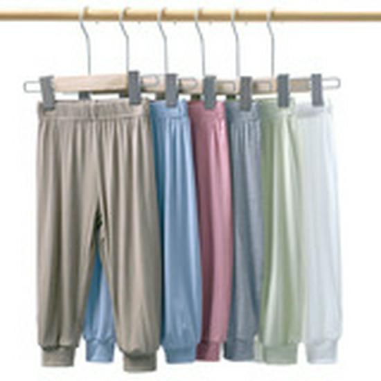 Kids' Summer Korean-Style Double-Layer Cotton Gauze Mosquito-Repellent Retro Pants
