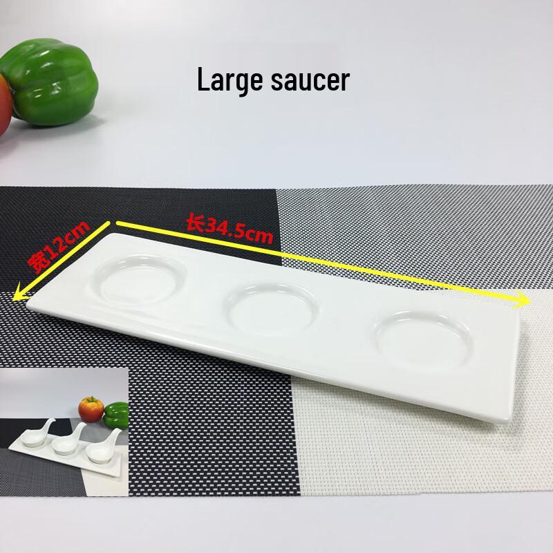 Qianxing Pure White Ceramic Multi-Purpose Dishes