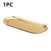 1/2/5PCS Gold Stainless Steel Nail Art Equipment Plate Doctor Surgical Dental Tray Jewelry Necklace Ring Storage Cosmetic Box