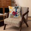 Cartoon PPete Tthe CCat T  Decorative Pillowcase Square Pillowcase Home Office Decorative Cushion Cover