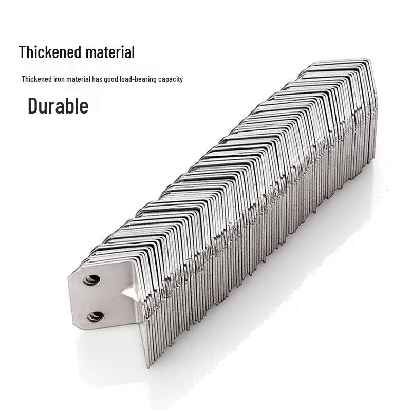 Kostenloser Versand 90° L-förmige Winkel für Holzregale, Tische, Stühle, Schränke, Kleiderschränke und Eisenstützen