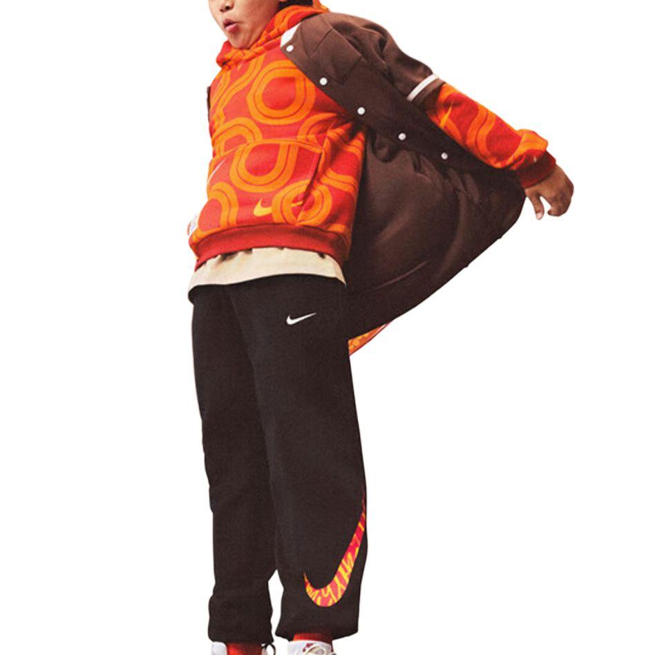 New Teenagers Nike Knitted Sports Pants Black HV8962-010