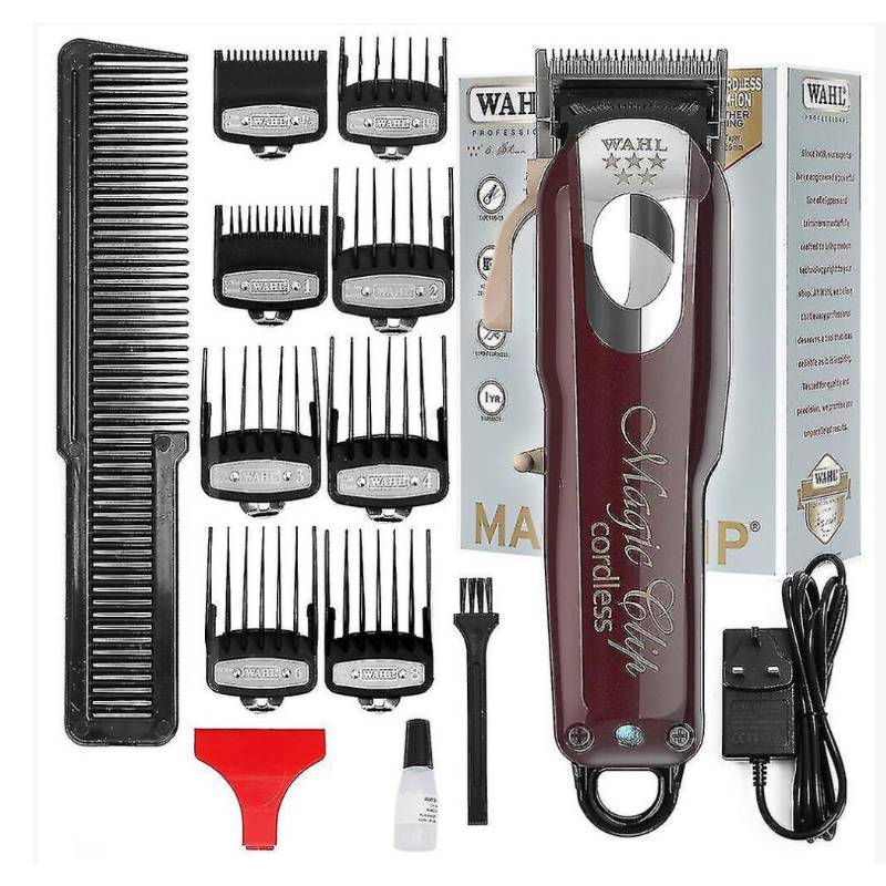 Magic Cordless Hair Clippers Trimmers Pro Lightweight Haircutting Kit Salon