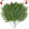 Artificial Cedar Branches Fake Green Stems Garden Balcony Home Decor
