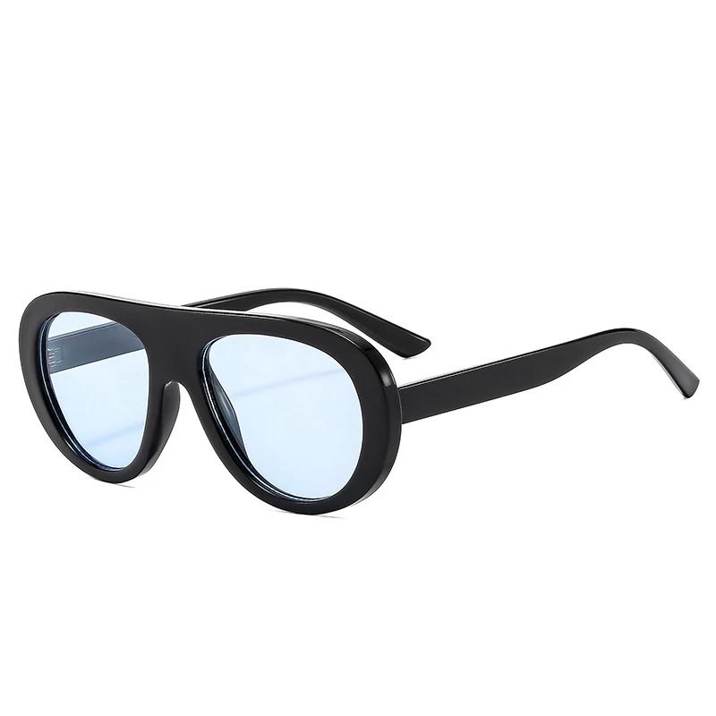 Vintage Pilot Women Sunglasses Fashion Black Orange Shades UV400 Men Trending Punk Sun Glasses