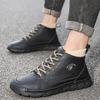 Hand-stitching Leather Men Boots Comfortable Casual Leather Shoes Men Ankle Boots Moccasins Man Tooling Shoes