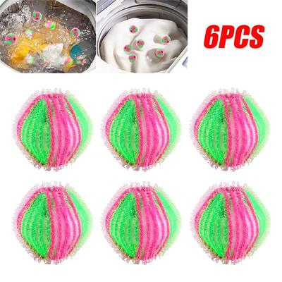 6/12Pcs Washing Machine Hair Remover Laundry Ball Fluff Cleaning Lint Fuzz Grab