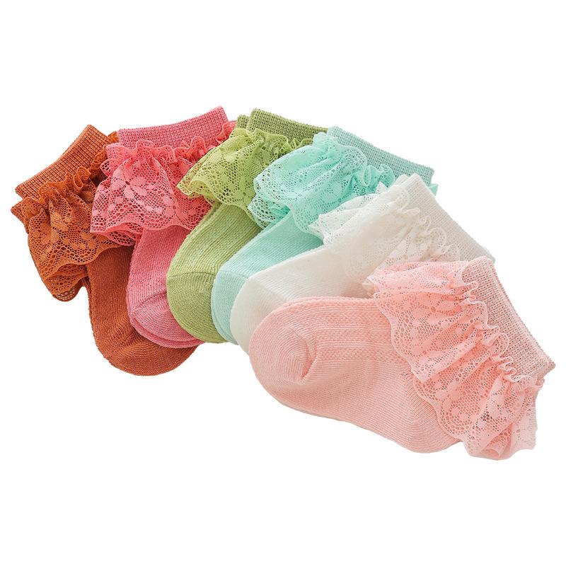 Summer Lace Mesh Socks for Girls - Thin Princess Style