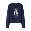 Loose Knit Cardigan Sweater Vintage Style Long Sleeve Soft Warm Top