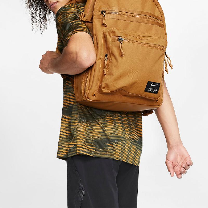 Nike Polyester Backpack Regular Men's Wheat Casual CK2663-790