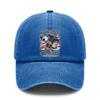 [Vintage American Flag Cap] 250 Years Of Freedom 1776-2026 Print Unisex Polyester Adjustable Breathable Sun Protection Baseball Hat For Patriotic
