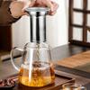 450ml-950ml Żaroodporny Szklany Czajnik do Herbaty ze Stalowym Sitkiem Zaparzaczem Czajnik do Kwiatów Zestaw do Herbaty Kung Fu Garnek Puer Oolong
