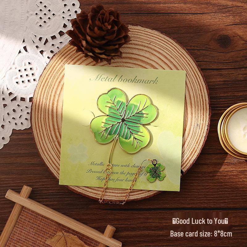 Exquisite Retro Leaf Metal Bookmark: Premium Gift for Teachers & Students, Cultural Creative Souvenir