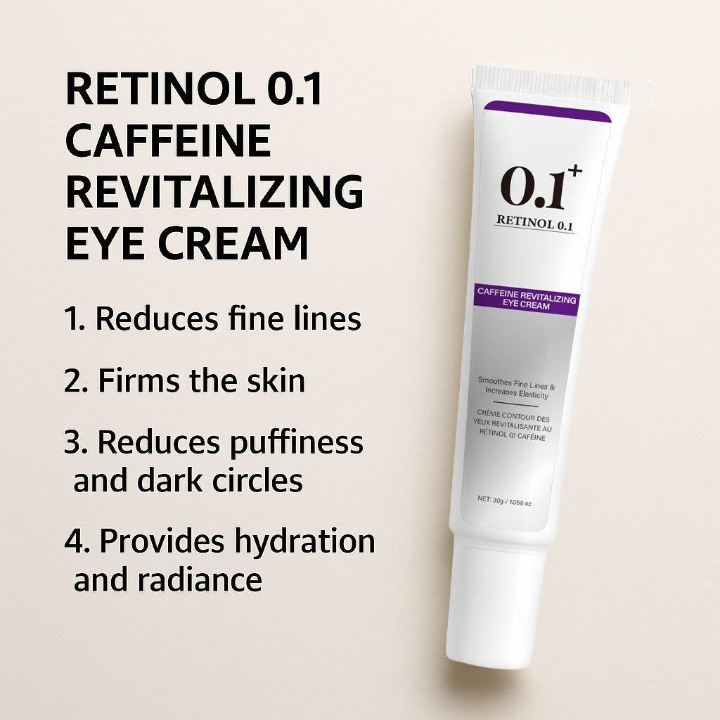 Retinol Eye Cream – Anti-Wrinkle & Smoothing, Brightening