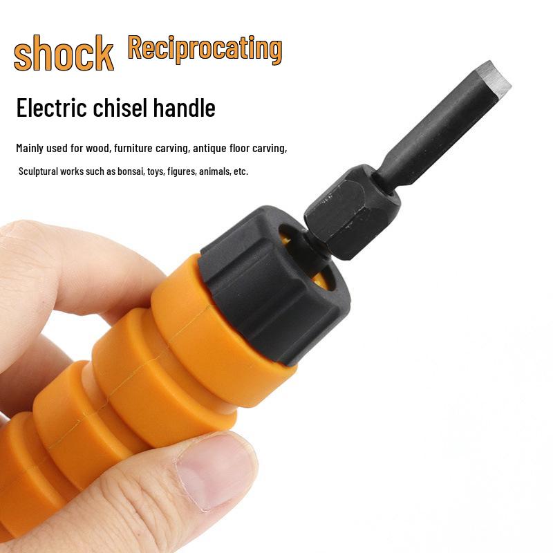 Electric Woodworking Carving Chisel Set with Grinder Attachments