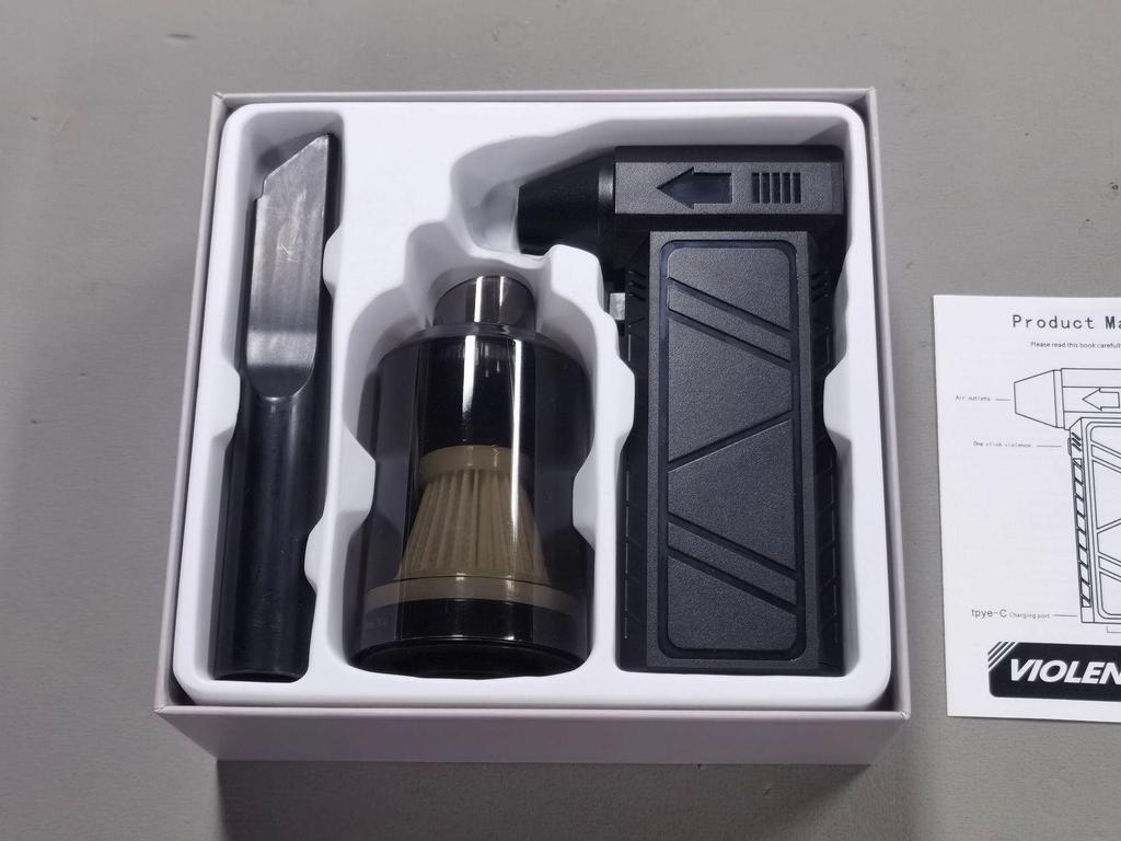 High-Speed Handheld Car Dust Blower: 130,000 RPM Outdoor Turbine Fan