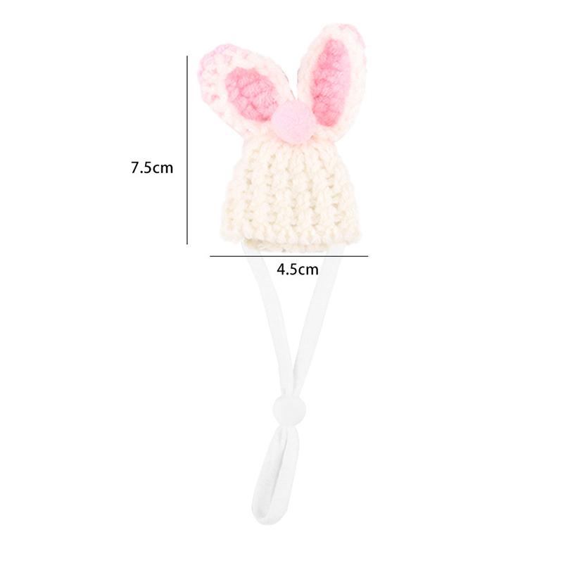 

Милая мультяшная морская хомячья вязаная шапка, мини-ручная плюшевая шапка, вязаная вручную маленькая шапка для животных, кепка для косплея для домашних животных, декоративная кепка для домашних животных