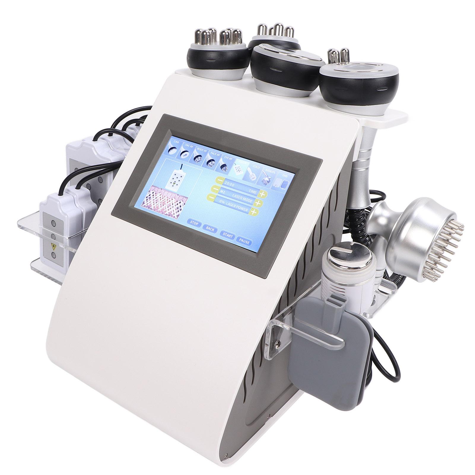 

Многофункциональный аппарат для сжигания жира 40K, подтяжка кожи, 9 в 1, аппарат для косметологического массажа RF 110‑240VEU EU Plug