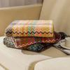 Bohemian Style Plaid Sofa Throw Insulated Weather Snuggly Knit Comfortable Snuggly Blankets For Bed Couch Cover Bedspread Cover Home Office Nap