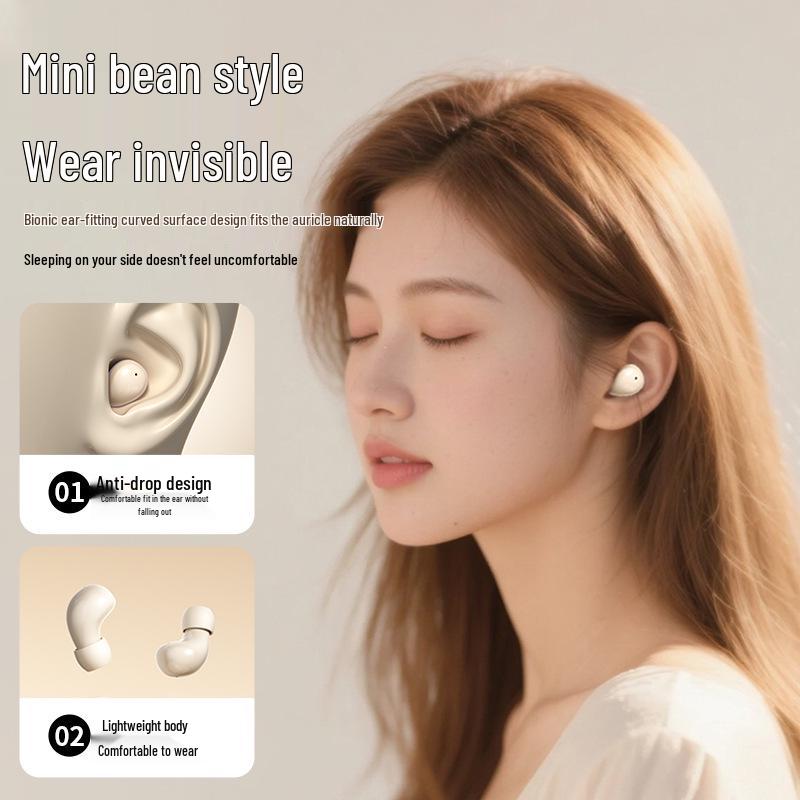 2025 Smart Wireless Bluetooth Earphones with Digital Display, Long Battery Life, and Comfortable Sleep Design
