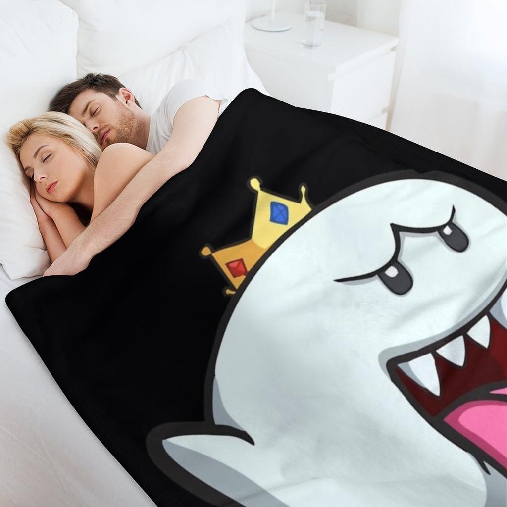 King boo Přehoz Spací pytel Měkký plyšový Kostkovaný pro pohovku Luxusní přehozy