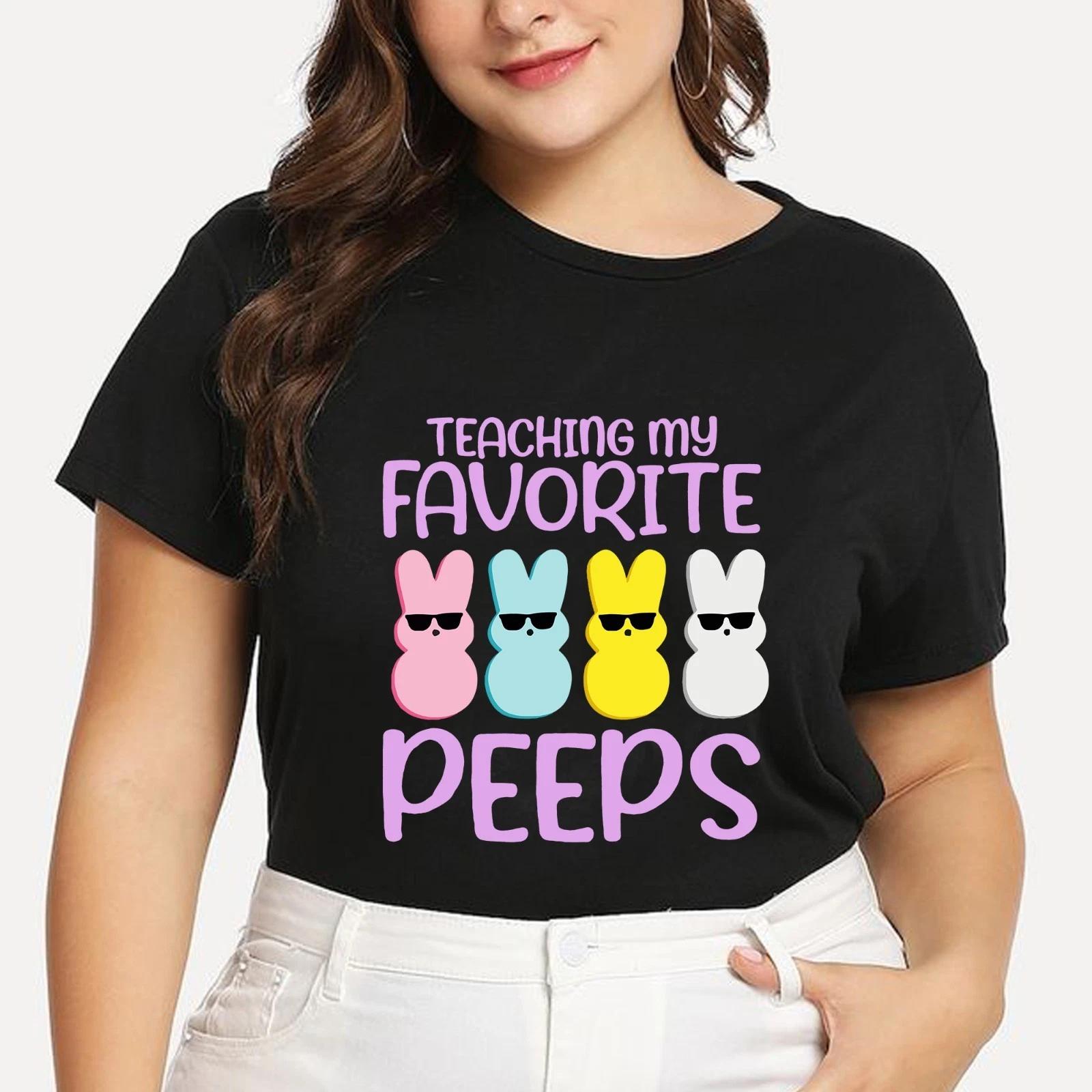 

Teaching My Favorite Peeps Tee, Easter Day Gift for Teacher, Teacher Peeps Tee S