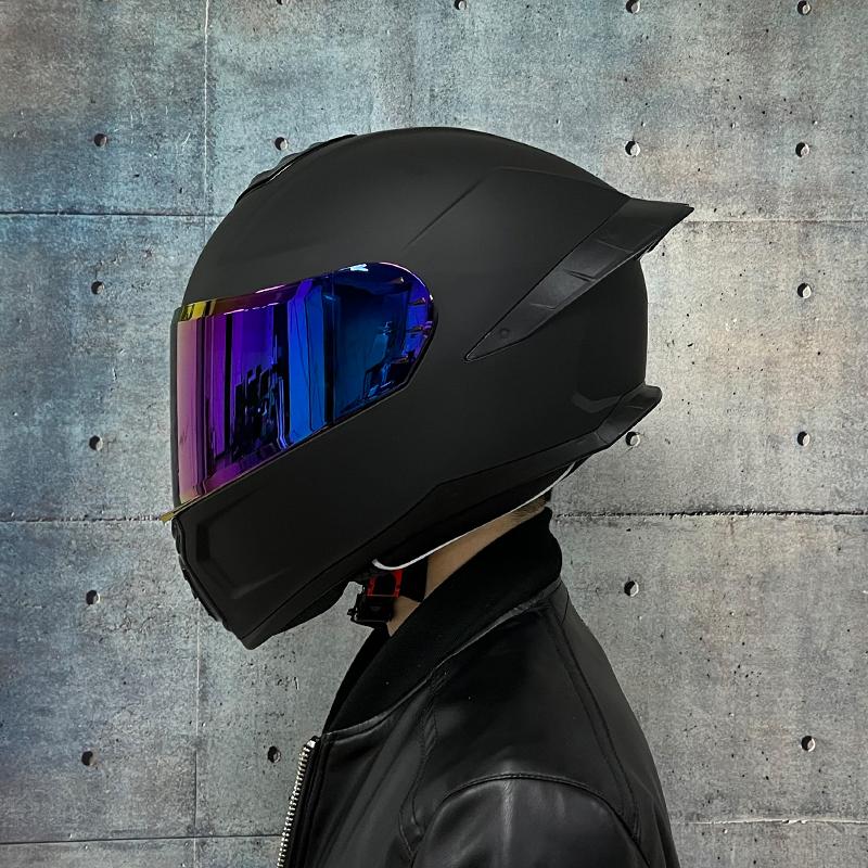Motorcycle Helmet Men and Women Summer DOT Anti-fog ECE Helmet Full Cover Four Seasons Universal Winter Warm Personality
