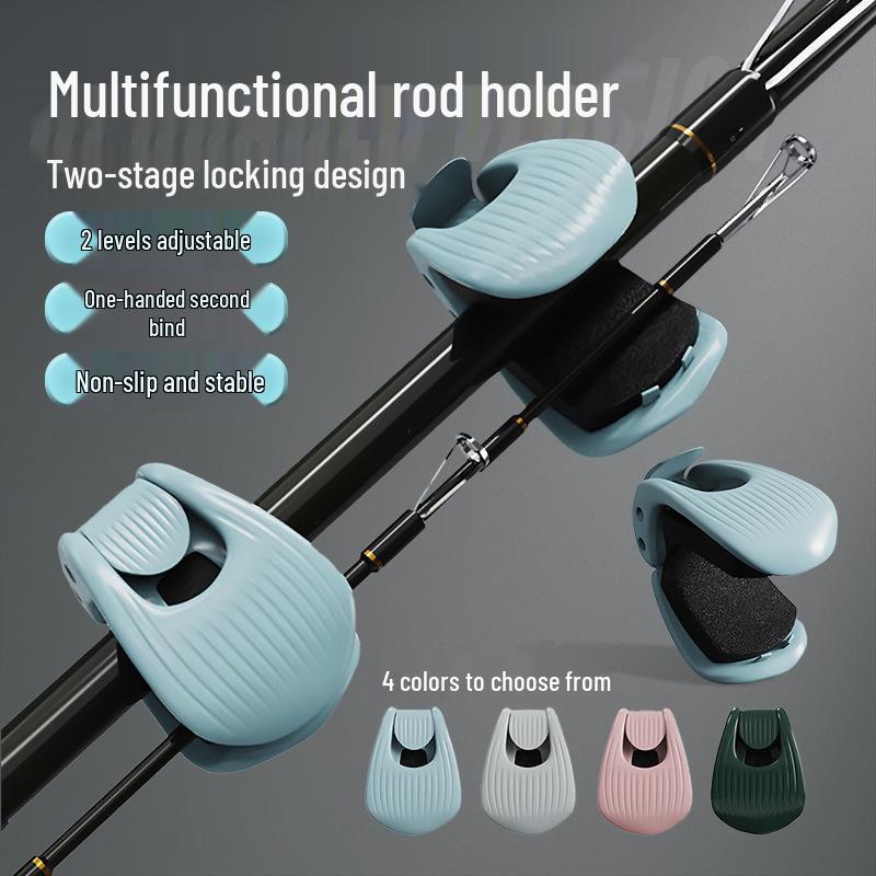 Fishing Rod Protective Covers with Multifunctional Straps & Clips